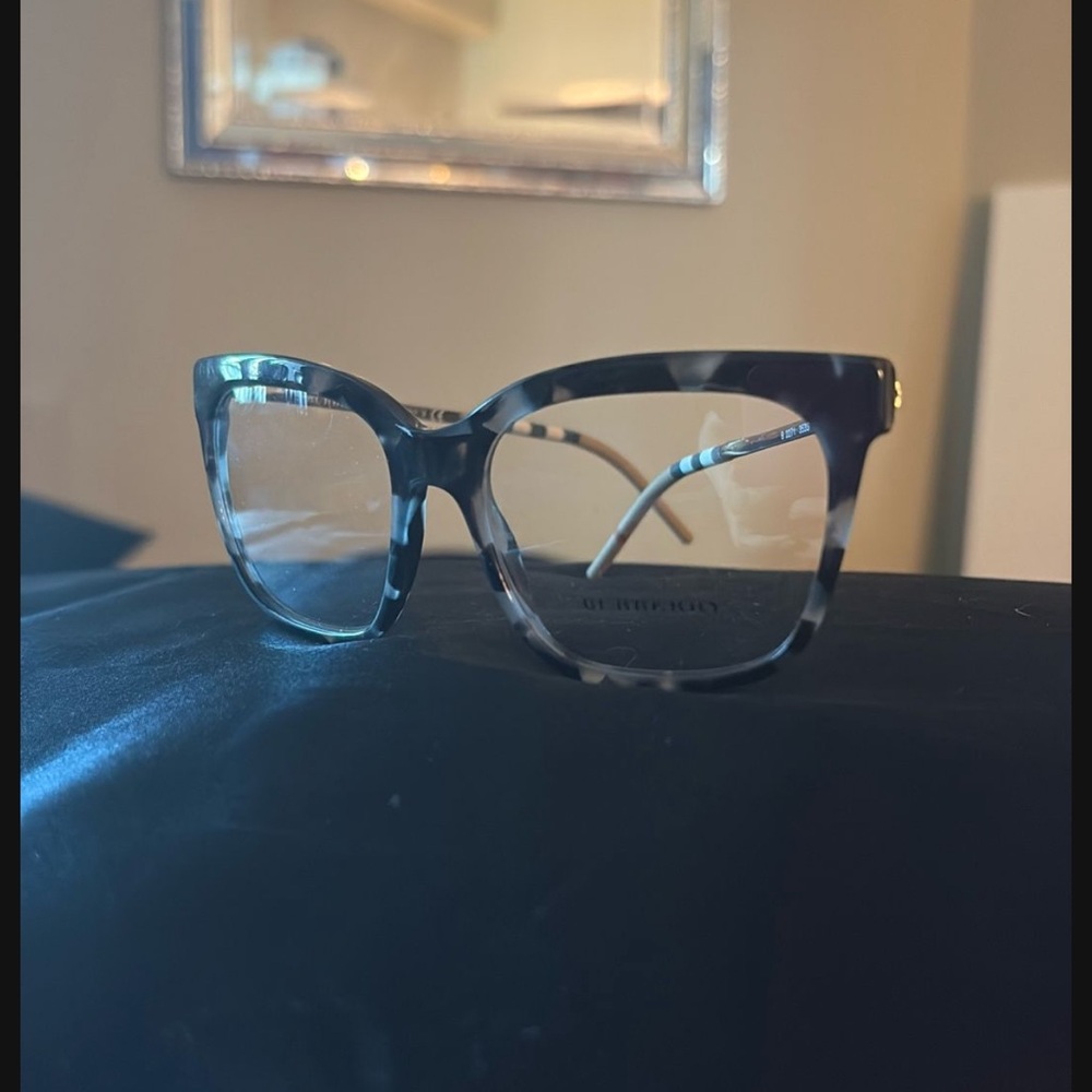 Burberry Black and Gray Women's Glasses